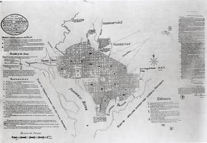 Plan of Washington D.C., pub. in 